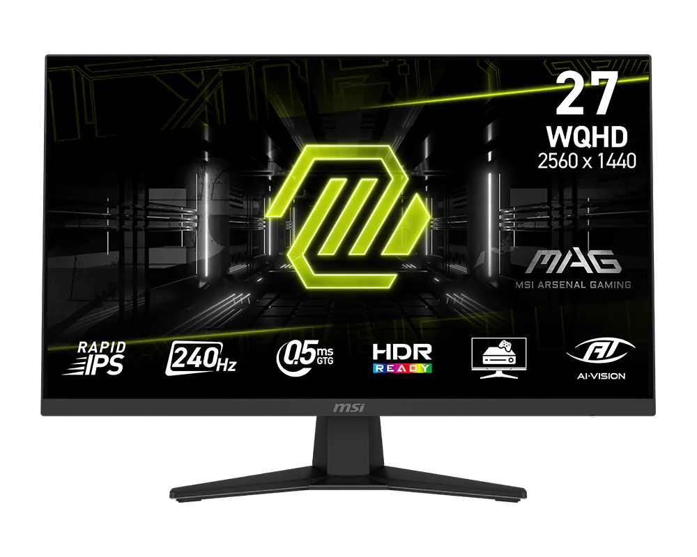 MSI MAG 274QF X24 Monitor 27 Inch 240Hz 0.5ms 2560x1440 WQHD IPS