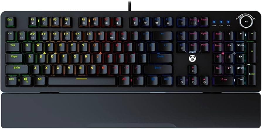 Fantech MK853 Mechanical Keyboard 104 Keys RGB Anti-Ghosting