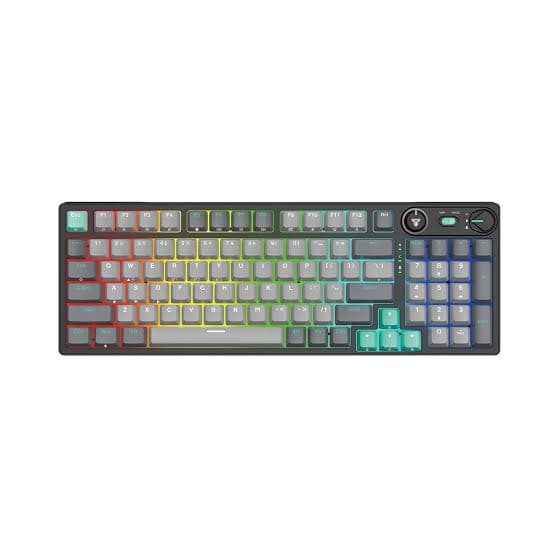Fantech Atom Pro63 MK912 Wireless Mechanical Keyboard RGB 60% Tri-Mode