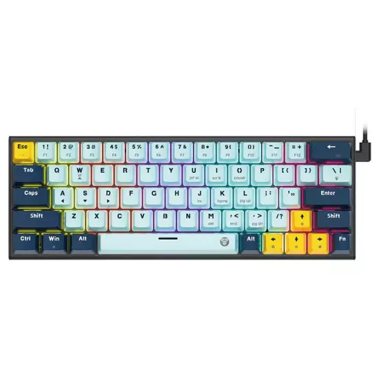 Fantech Atom63 MK874V2 Mizu Mechanical Keyboard 60% RGB Hot Swap
