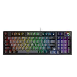 Fantech Atom MK886 RGB Mechanical Keyboard Full Size Arabic Blue Red Switch