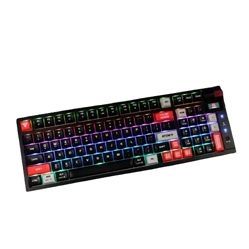 Fantech MK918 Atom Pro97 Wireless Mechanical Keyboard RGB Hot Swap BT 2.4G - 2