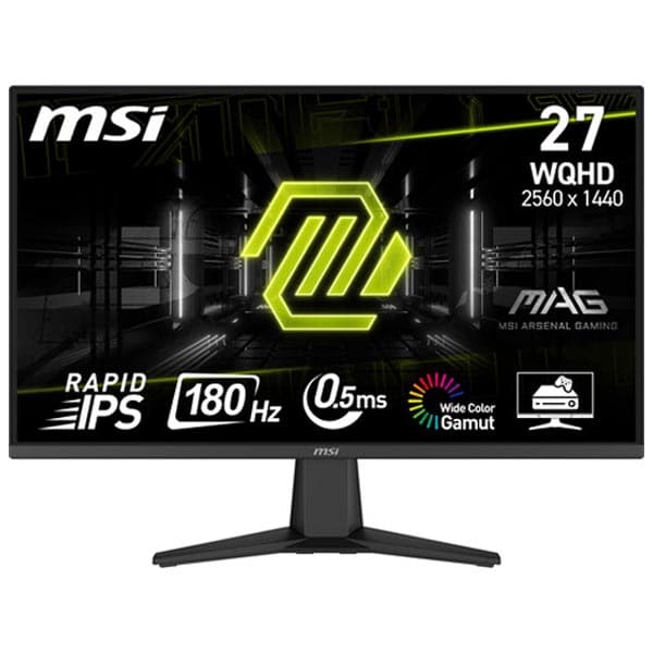 MSI MAG 275QF 27 Inch QHD Gaming Monitor 180Hz 0.5ms Rapid IPS