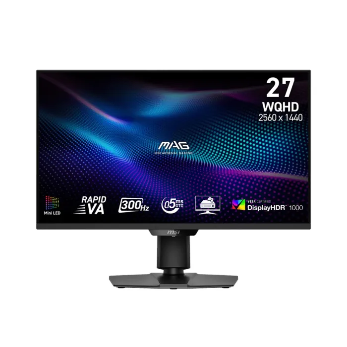 MSI MAG 274QPF X30MV Monitor 27 Inch 300Hz 0.5ms 2560x1440 WQHD Mini LED