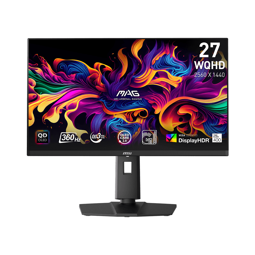 MSI MAG 271QPX QD-OLED Monitor 27 Inch 360Hz 0.03ms 2560x1440 QHD