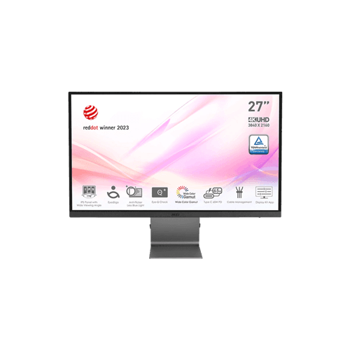 MSI Modern MD271UL Monitor 27 Inch 4K 60Hz 0.5ms IPS UHD USB-C