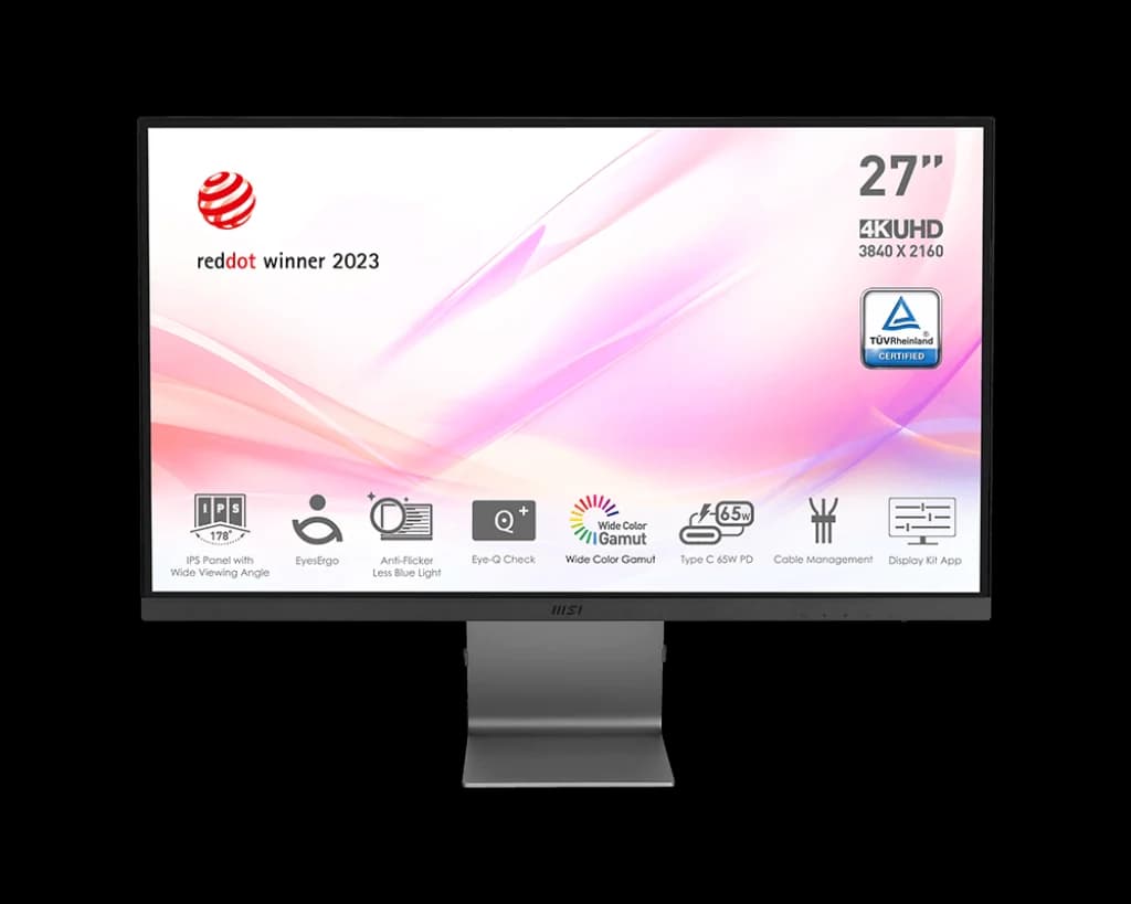MSI Modern MD271UL Monitor 27 Inch 4K 60Hz 0.5ms IPS UHD