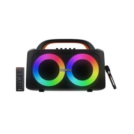 FANTECH NeraParty NP01 150W Wireless Party Speaker Bluetooth Karaoke Speaker RGB Light TWS USB TF FM Radio with 2 Wireless Microphones