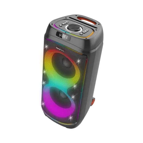 FANTECH NeraParty NP02 700W Wireless Party Speaker | Bluetooth 5.3 | Dual 8" Woofer | RGB Light | 2 Wireless Microphones | Karaoke Speaker - 2