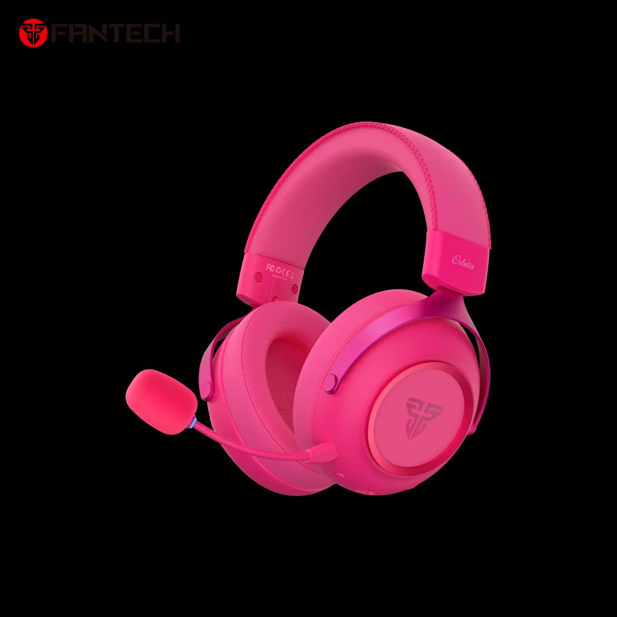 FANTECH Orbita WHG07 2.4G Bluetooth Wireless Gaming Headset-Black - 2