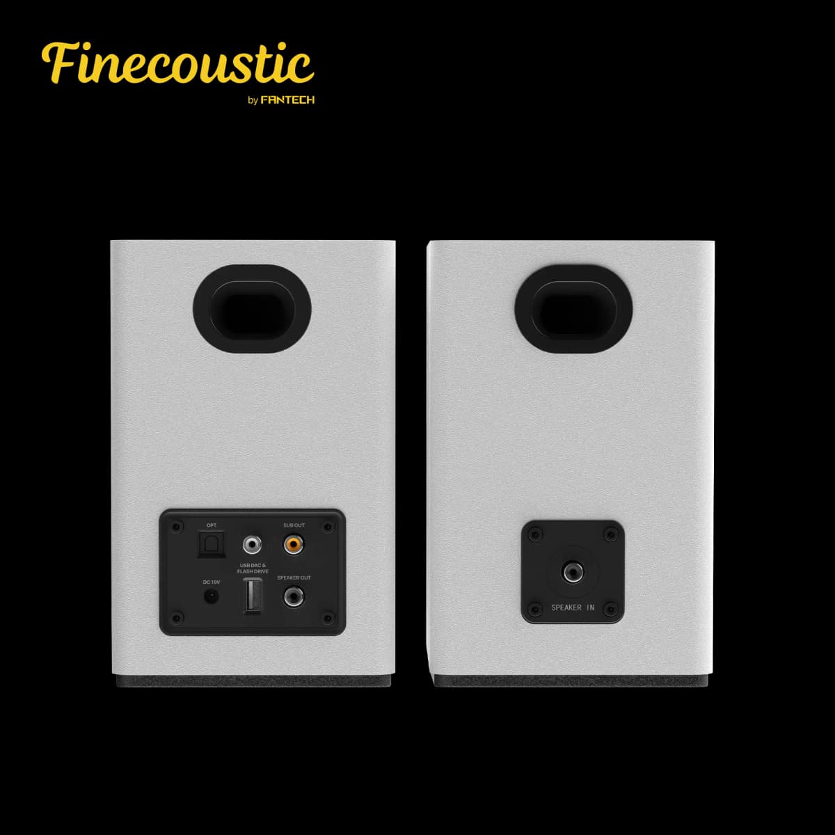 Fantech Finecoustic FBB301 HAKO STUDIO 301 Hi-Fi Bookshelf Speaker 80W (5-Connection Mode) - 3
