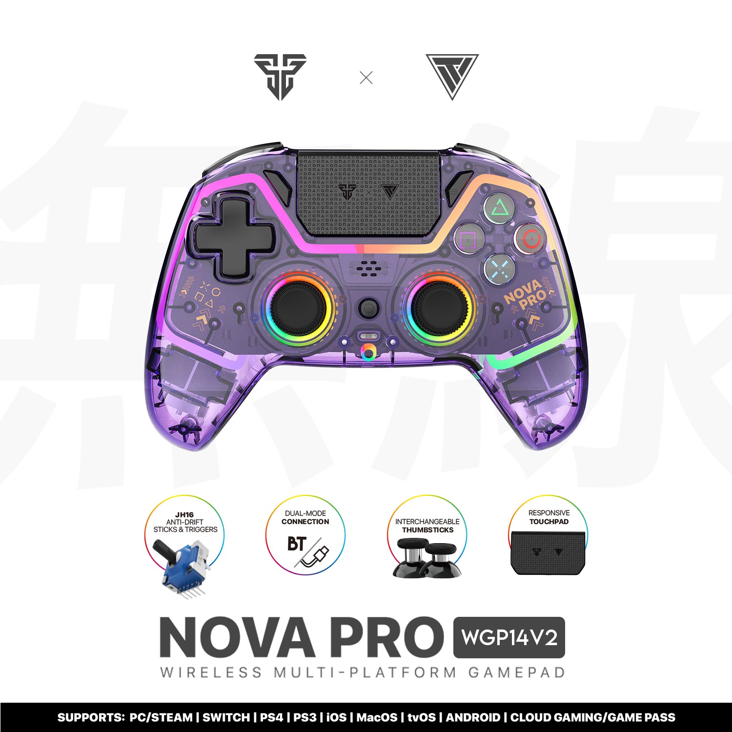 FANTECH WGP14 NOVA PRO V2 Wireless Gaming Controller