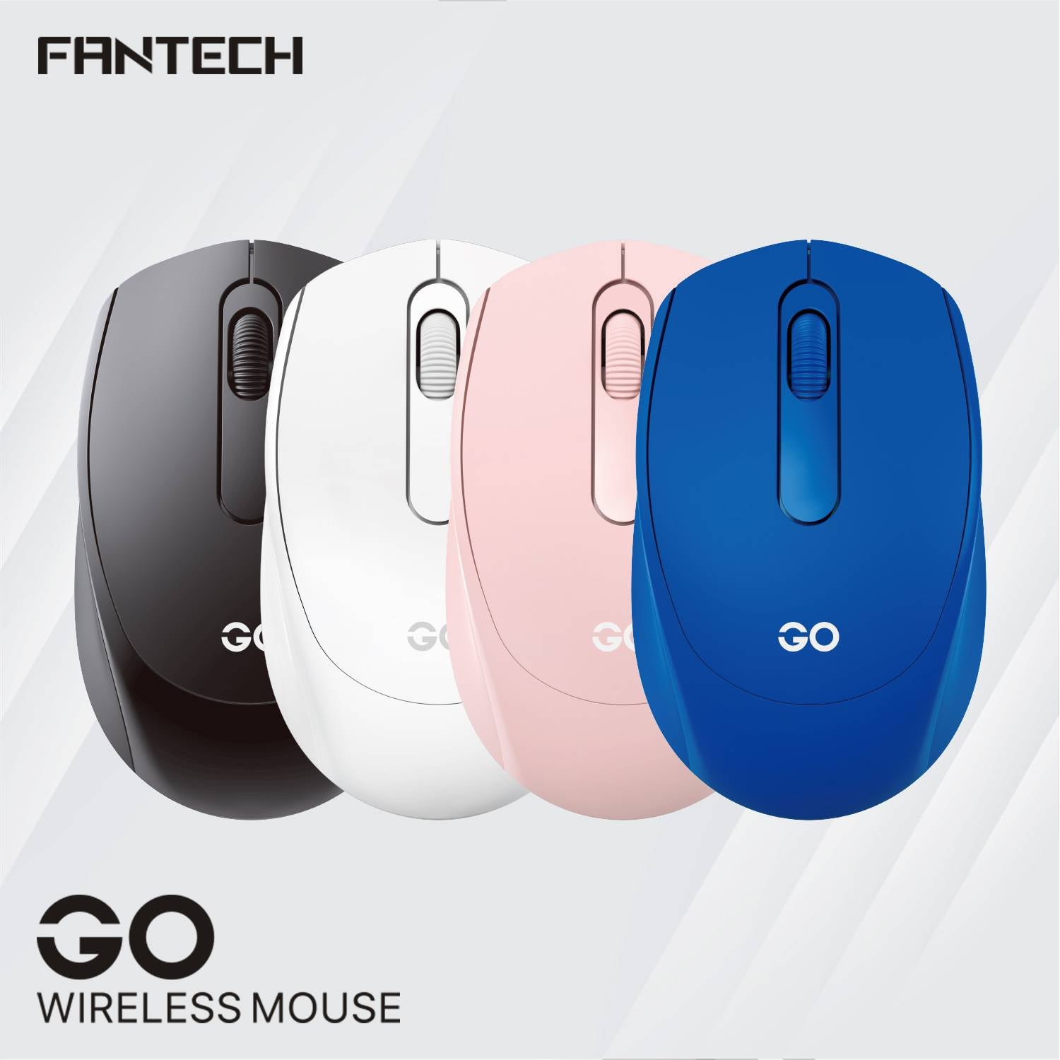 Fantech GO W603 Wireless Mouse 2.4 Ghz Silent Click 1600 DPi