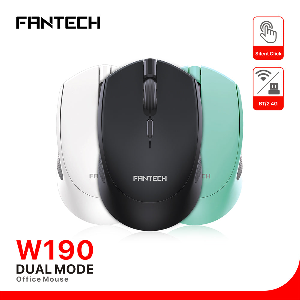 FANTECH W190 SILENT SWITCH AMBIDEXTROUS OFFICE