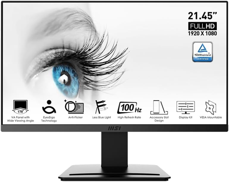 MSI PRO MP223, 22-inch VA