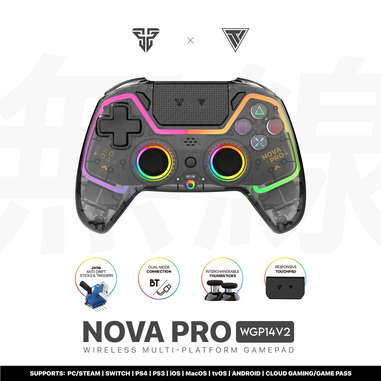 FANTECH WGP14 NOVA PRO V2 Wireless Gaming Controller