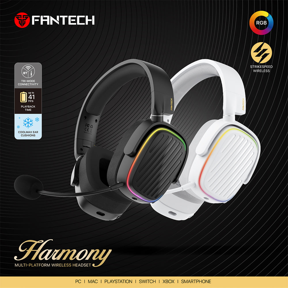 FANTECH HARMONY WHG02  – TRI MODE CONNECTION سماعات لاسلكية وبلوتوث