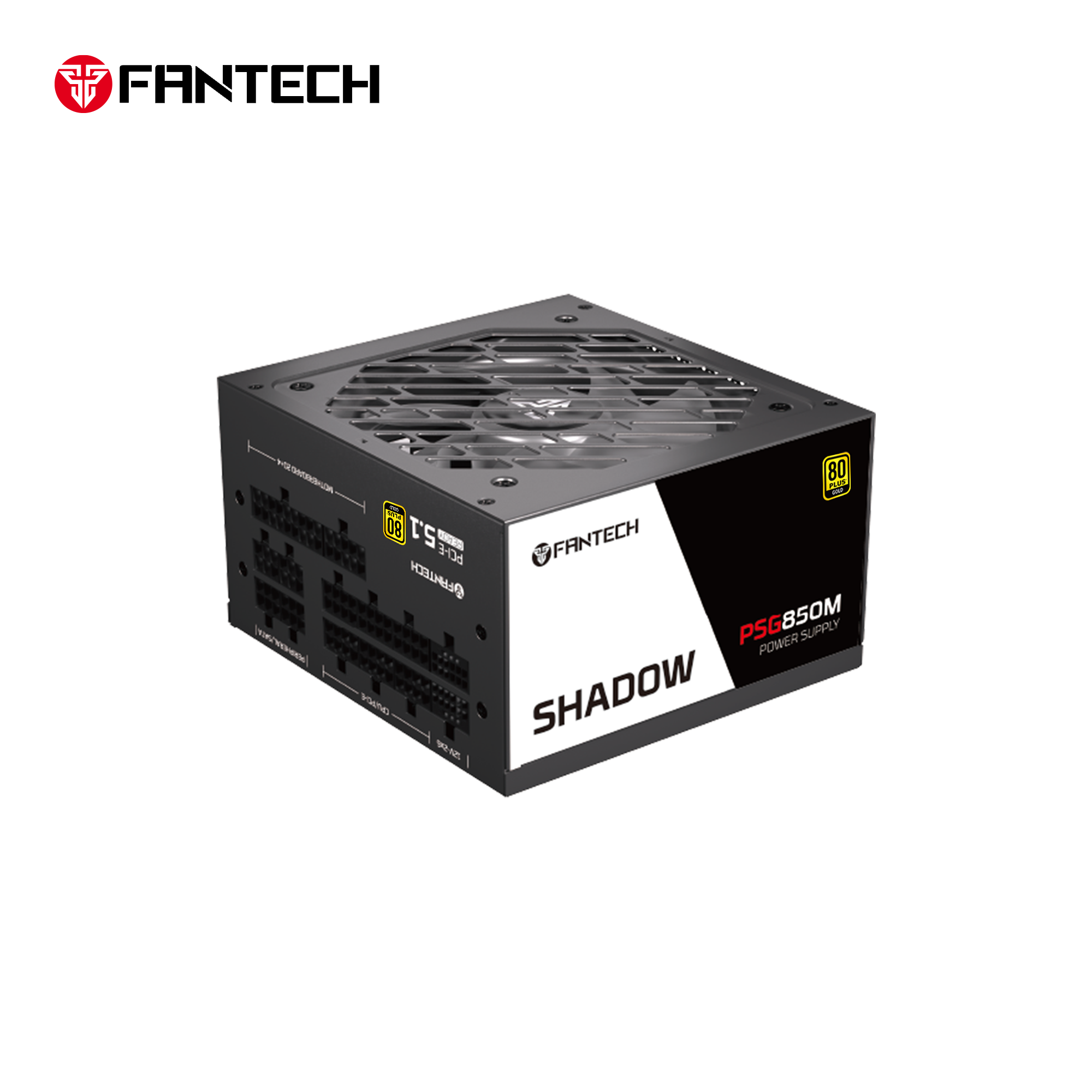 FANTECH PSG850M SHADOW GOLDFULL MODULAR POWER SUPPLY