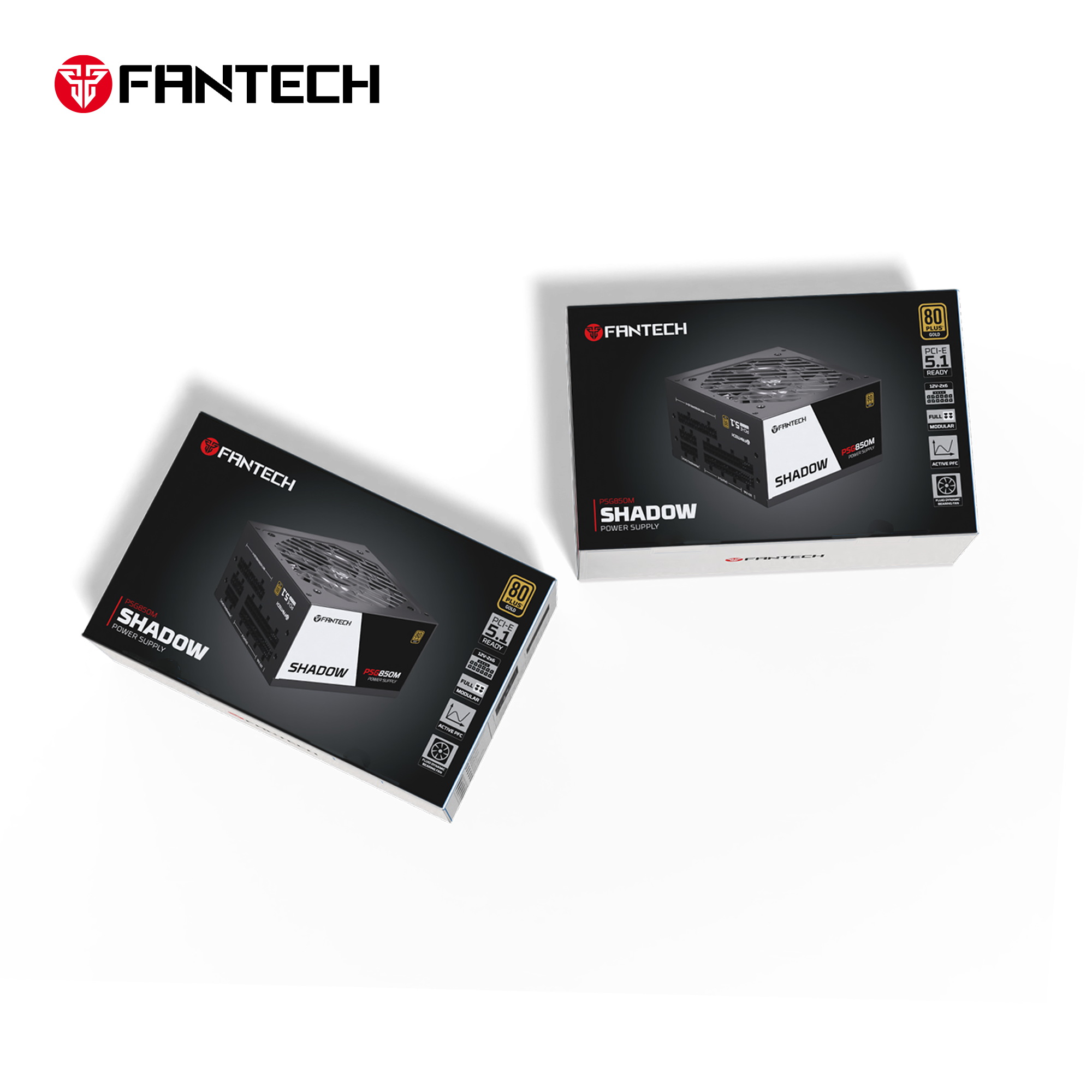 FANTECH PSG850M SHADOW GOLDFULL MODULAR POWER SUPPLY