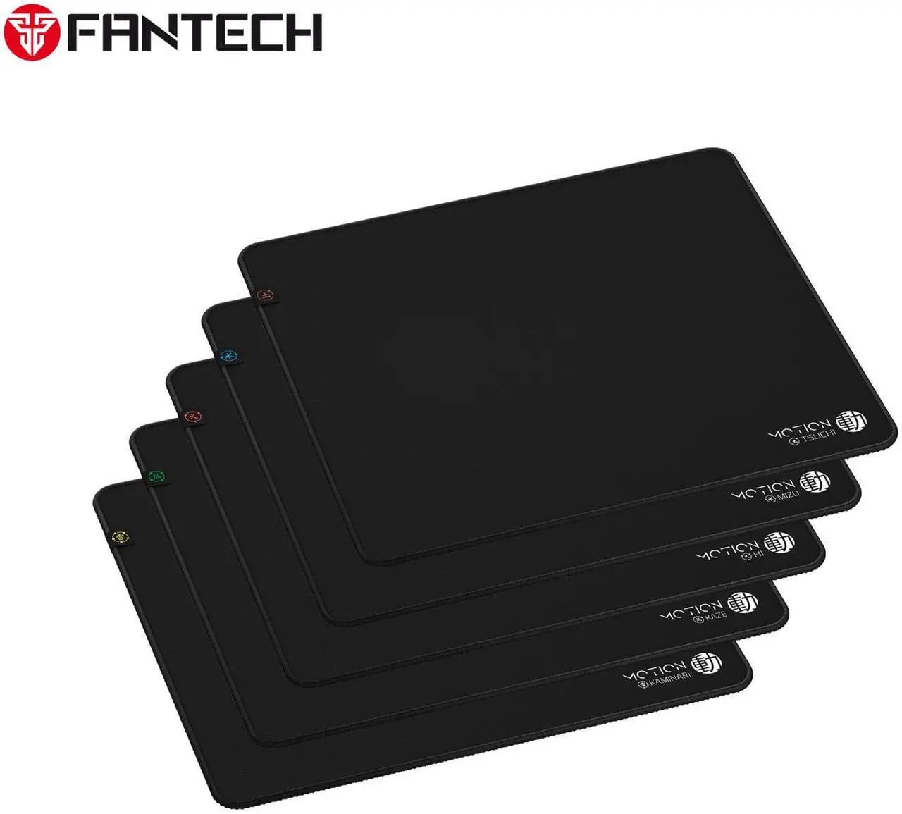 FANTECH MOTION MMT454 Gaming Mouse Pad - 400x450mm XL Desk Mat, 5mm Thick with Herringbone Anti-Slip Base & Stitched Edges