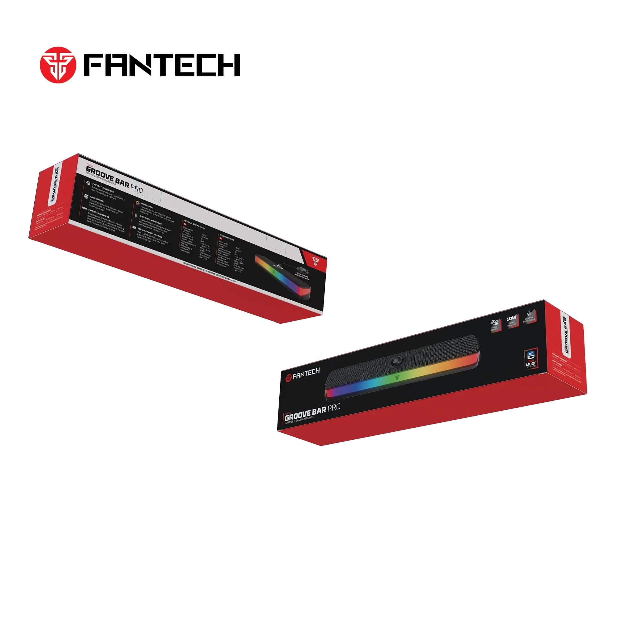 FANTECH BS151 GROOVE BAR PRO DUAL MODE CONNECTION GAMING SPEAKER