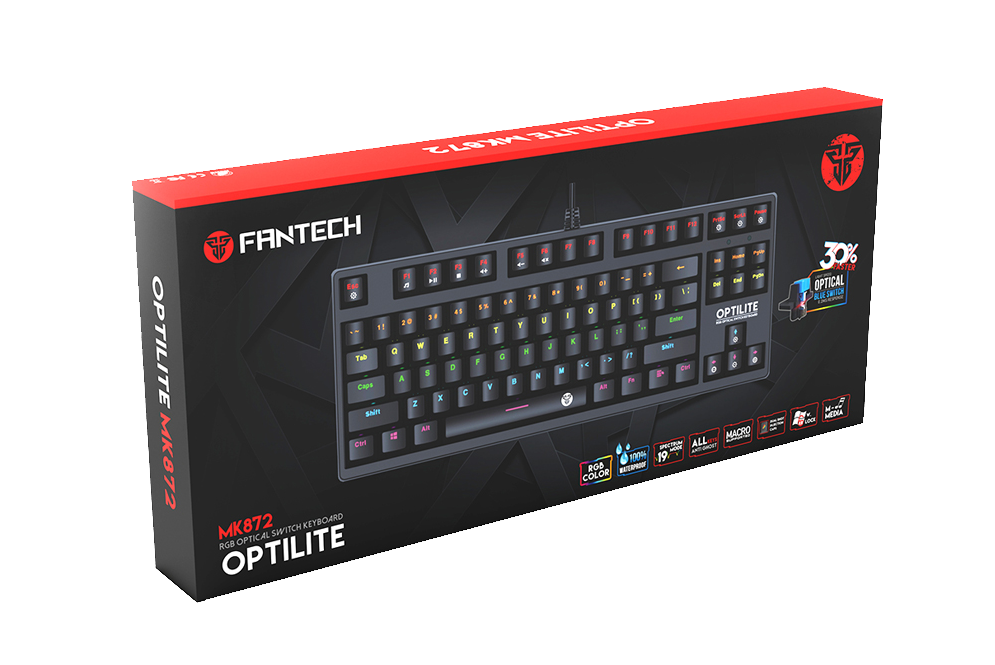 FANTECH MK872 OPTILITE Mechanical Keyboard