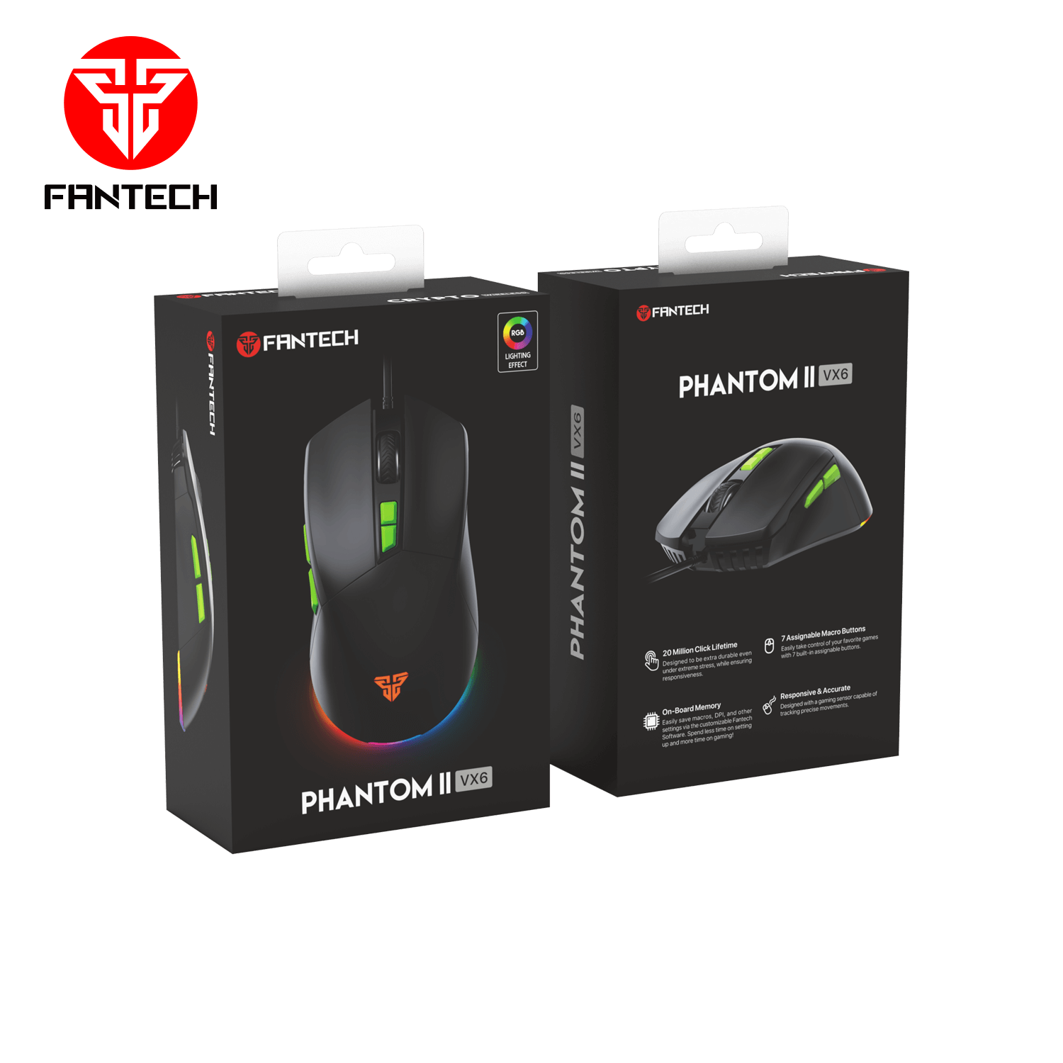 FANTECH PHANTOM II VX6 GAMING MOUSE