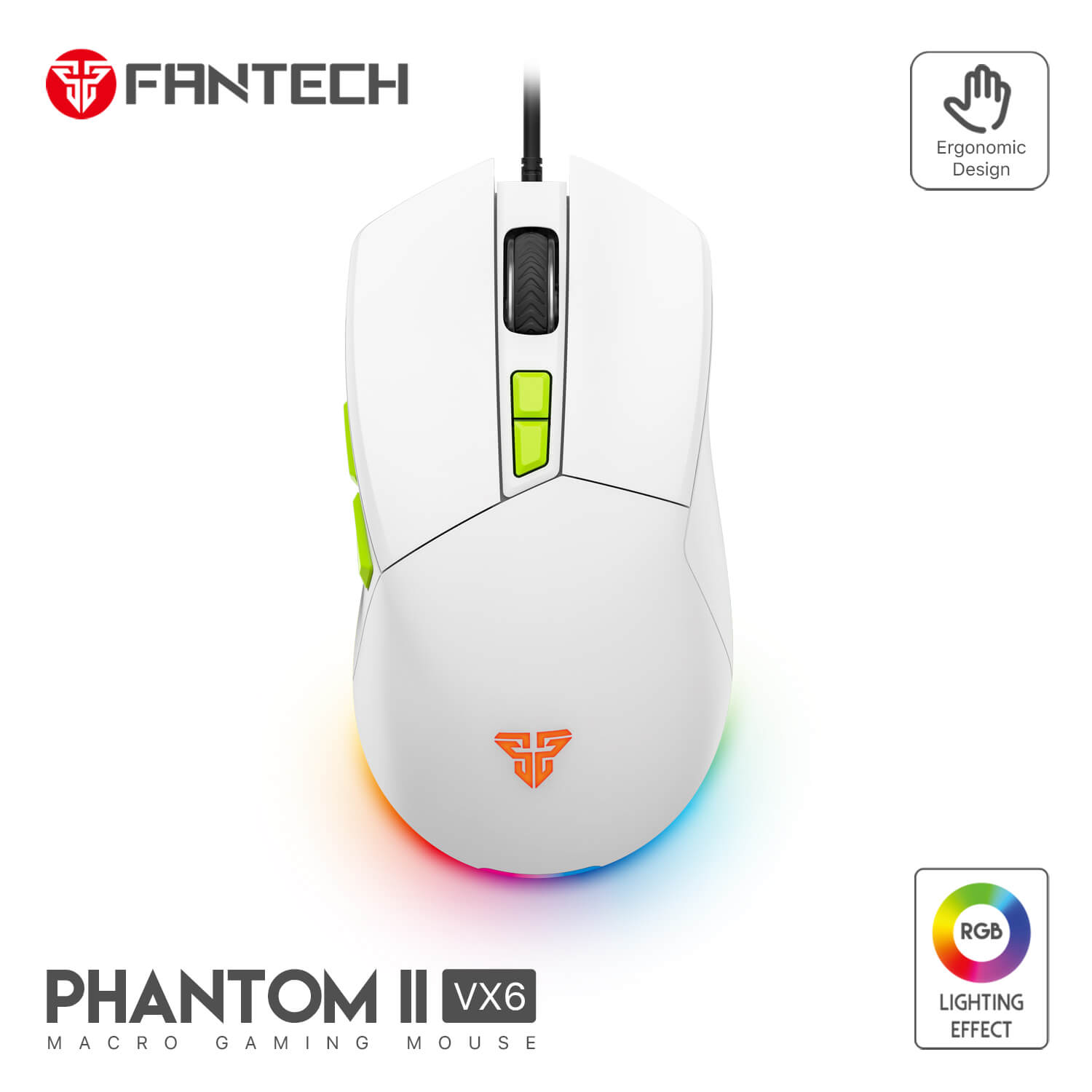 FANTECH PHANTOM II VX6 GAMING MOUSE