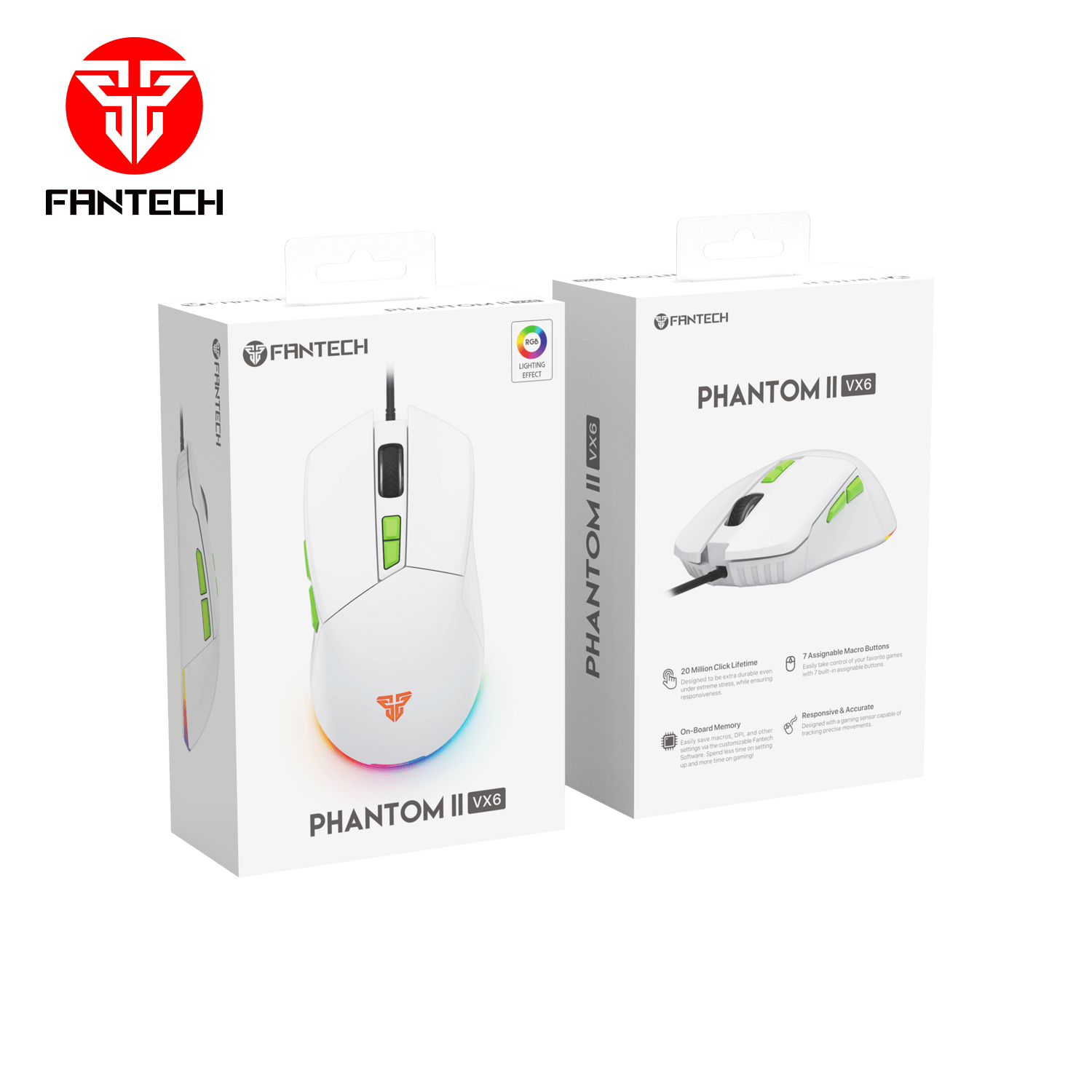 FANTECH PHANTOM II VX6 GAMING MOUSE