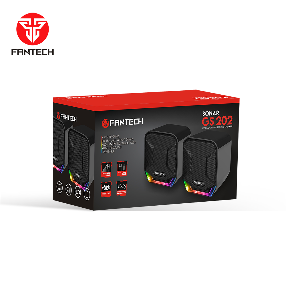 مكبر الصوت الموسيقي FANTECH SONAR GS202 للألعاب