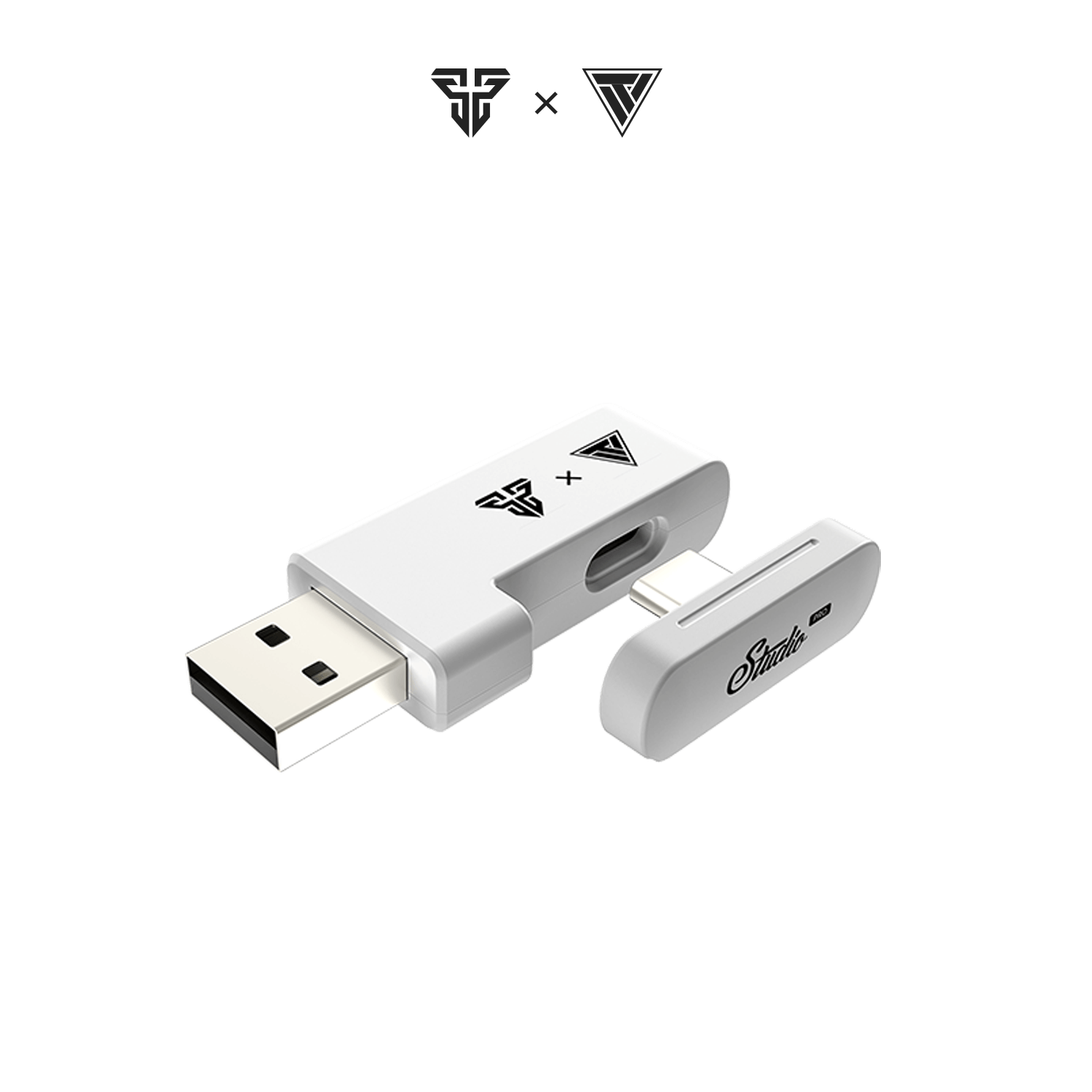 FANTECH STUDIO PRO WHG03 – WHITE WITH USB DONGLE FOR PHONE USAGE سماعة محيطية 7.1 لاسلكية و بلوتوث تستخدم للهاتف ايضا
