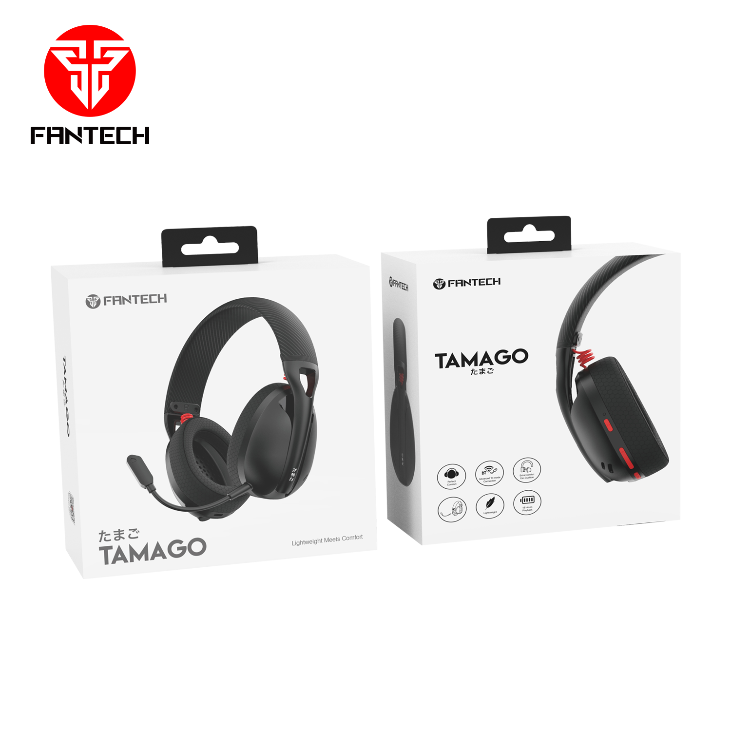 FANTECH TAMAGO WHG01 LIGHTWEIGHT WIRELESS & WIRED & BLUETOOTH