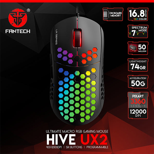 FANTECH HIVE UX2 GAMING MOUSE