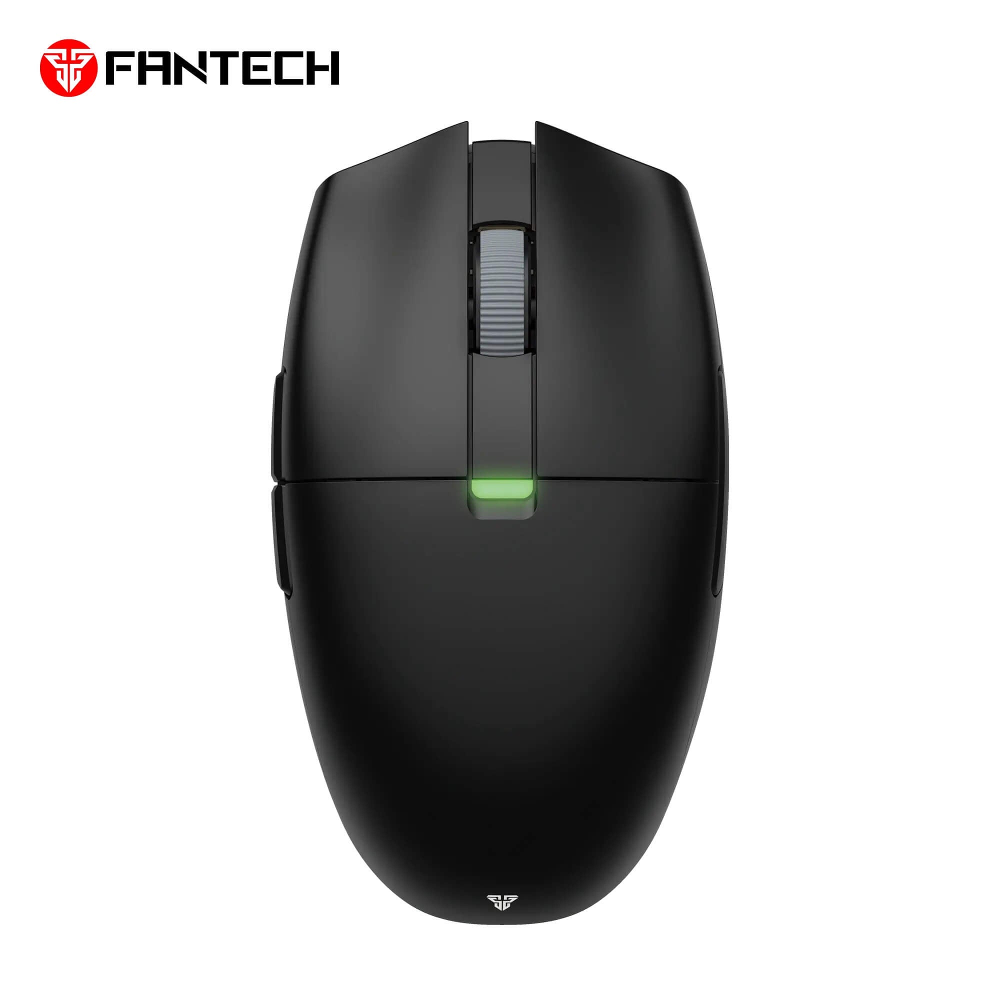 Fantech Helios Go XD5 lightweight wireless gaming mouse in black, featuring an ergonomic symmetrical design, high-precision sensor, customizable buttons, and low-latency performance for professional gaming.