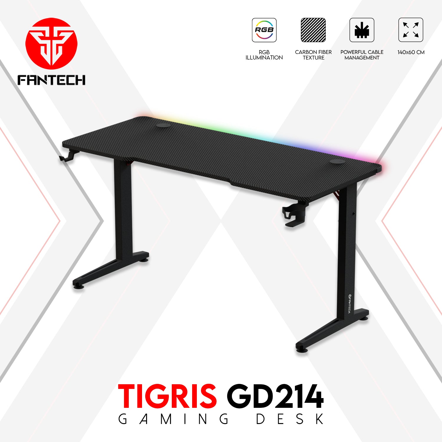 مكتب الألعاب FANTECH TIGRIS GD214 RGB TIGRIS GD214