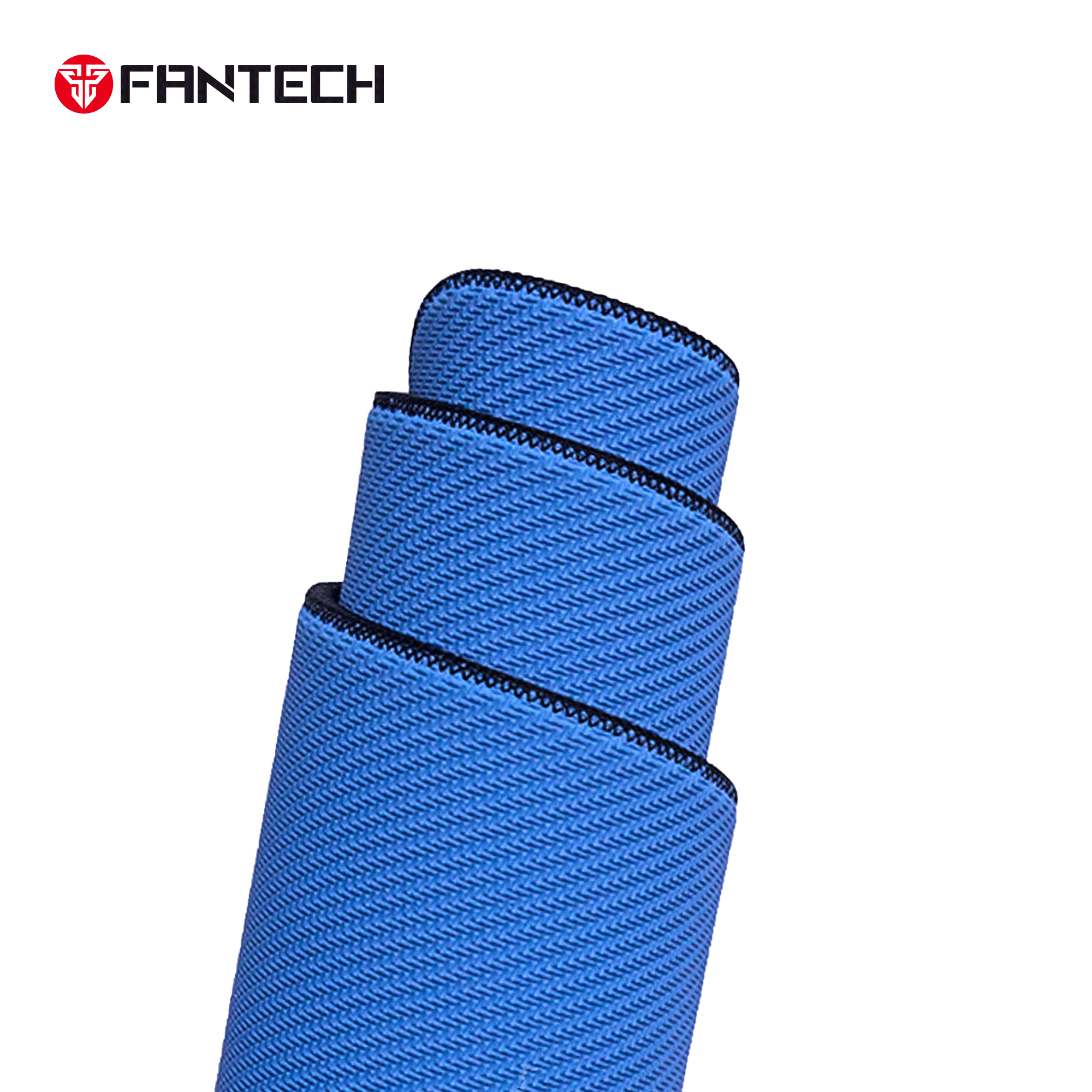 FANTECH MOTION MMT455 Gaming Mouse Pad - 400x450mm XL Desk Mat, 5mm Thick with Herringbone Anti-Slip Base & Stitched Edge