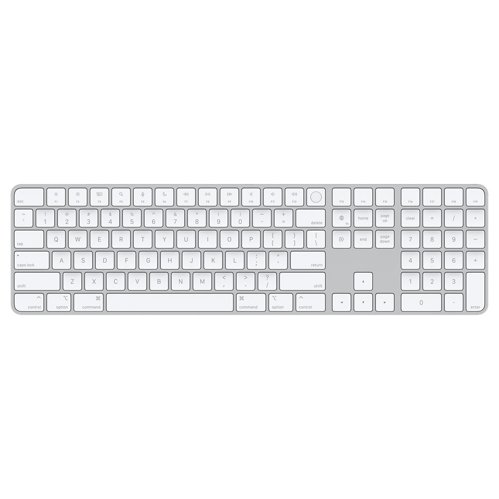 Apple Magic Keyboard with Numeric Keypad, silver.