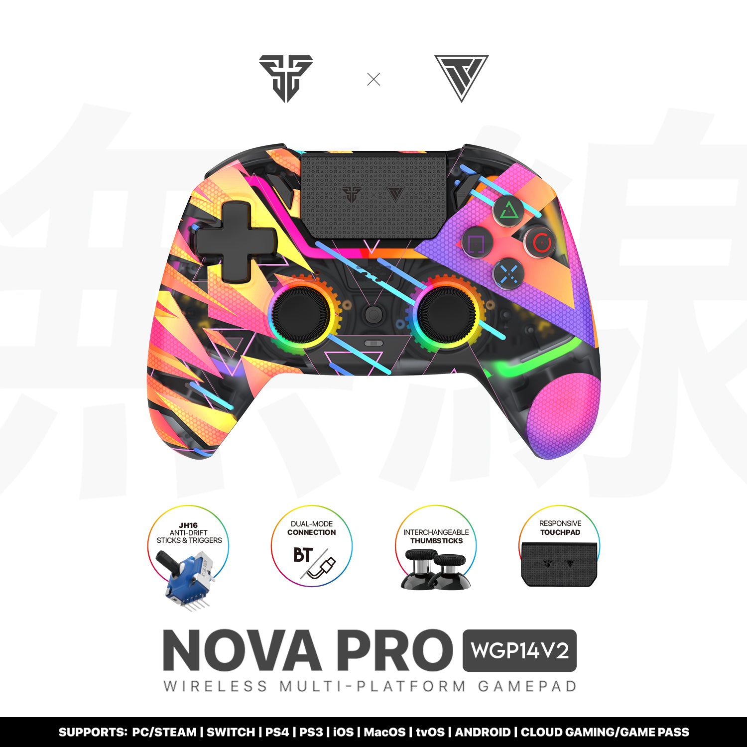 FANTECH WGP14 NOVA PRO V2 Wireless Gaming Controller