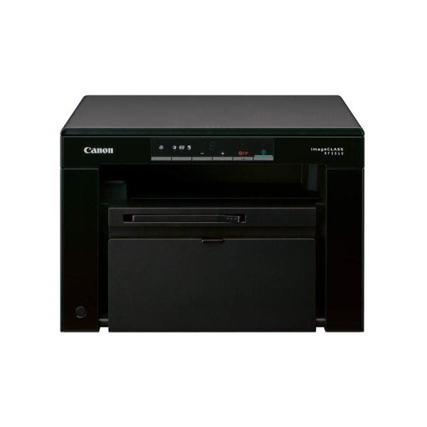 Canon imageCLASS MF3010 monochrome laser multifunction printer.