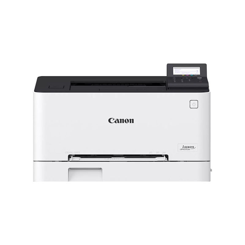 Canon i-SENSYS MF657Cdw colour laser multifunction printer with touchscreen.
