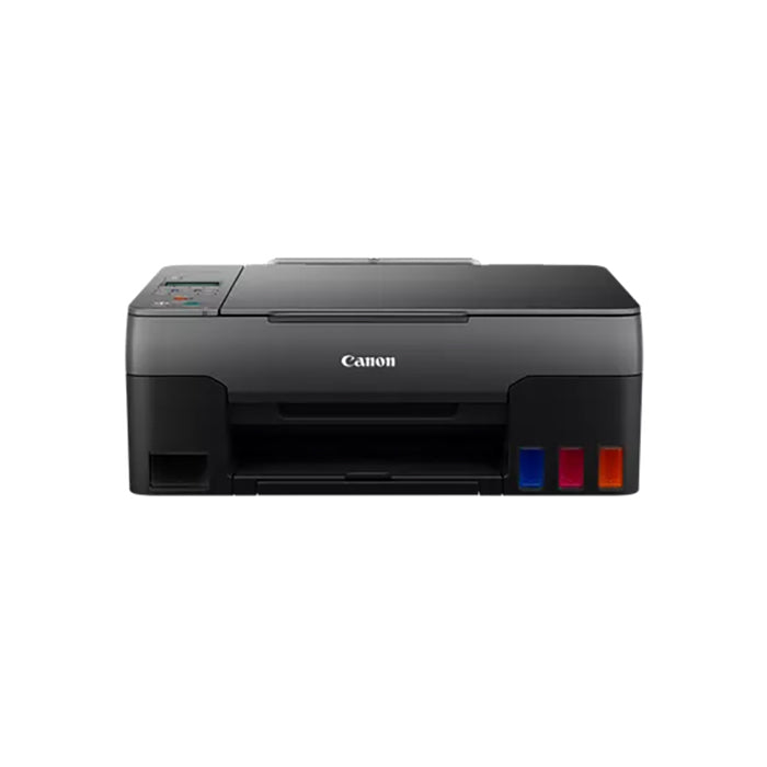 Canon Pixma G3420 all-in-one color printer with integrated ink tanks.