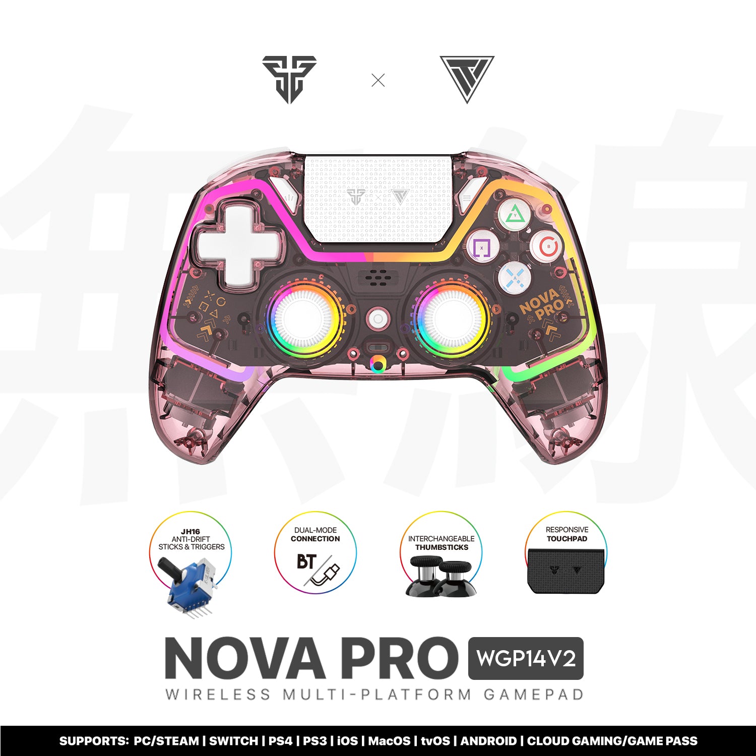 FANTECH WGP14 NOVA PRO V2 Wireless Gaming Controller