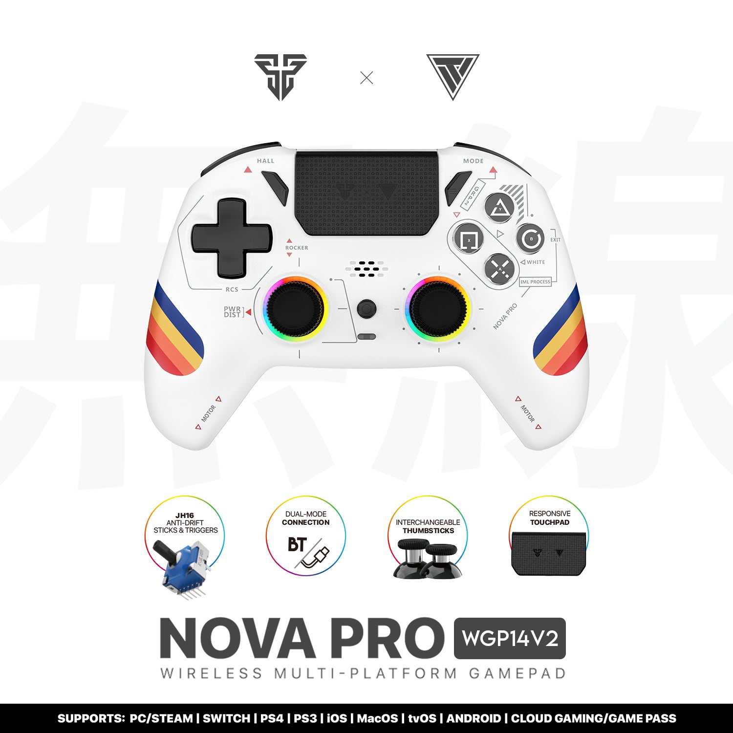 FANTECH WGP14 NOVA PRO V2 Wireless Gaming Controller