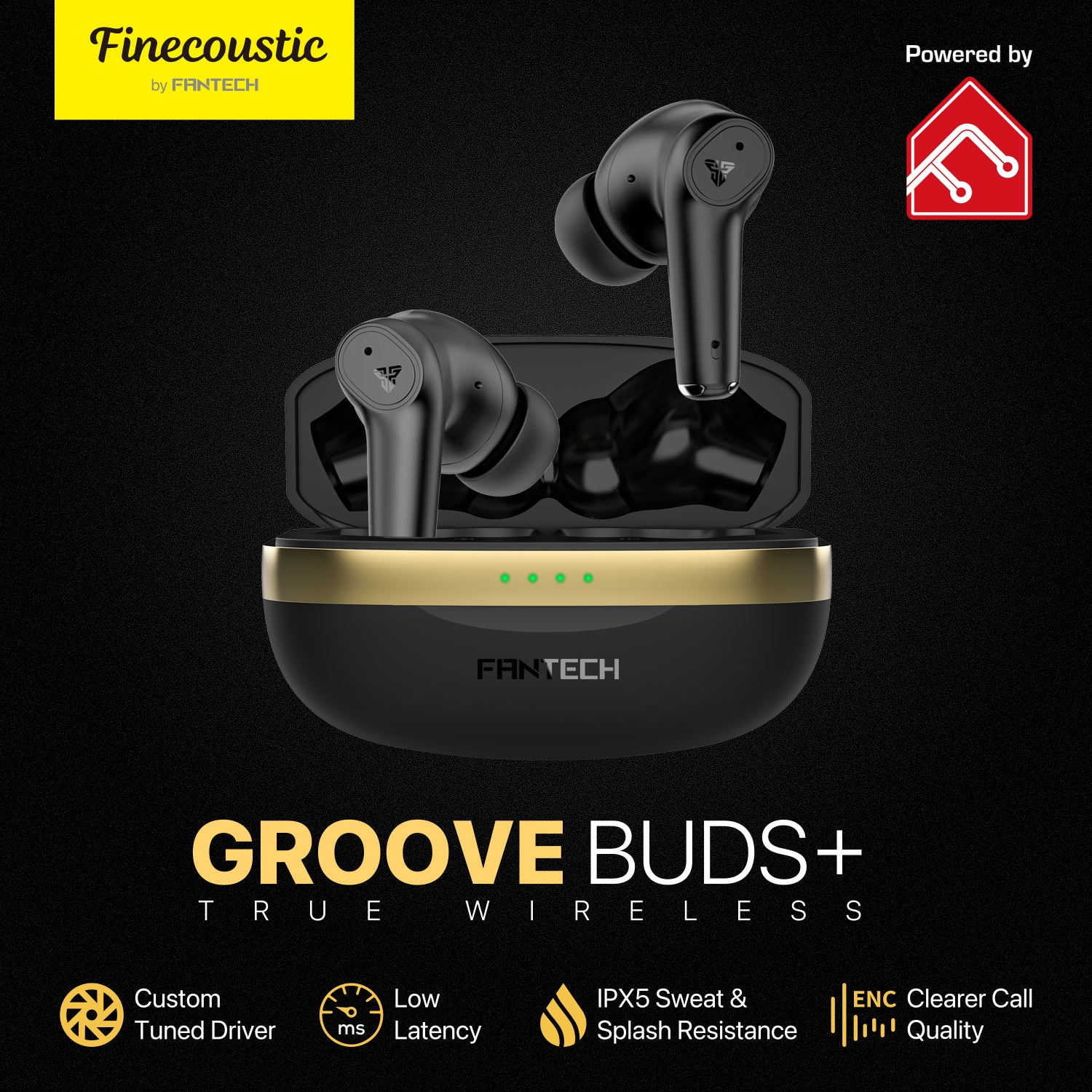 Fantech TWS GROOVE BUDS+ TX2 سماعات لاسلكية