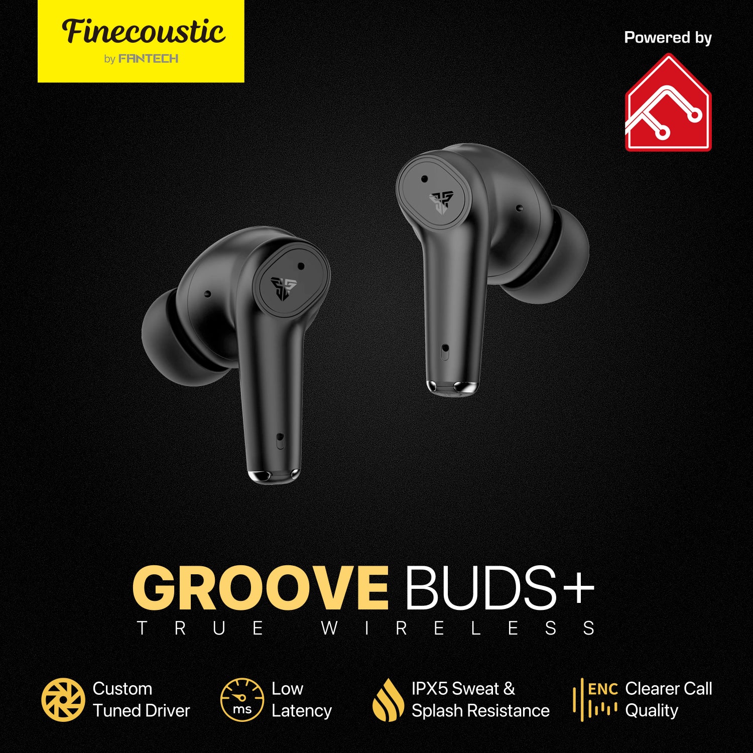 Fantech TWS GROOVE BUDS+ TX2 سماعات لاسلكية