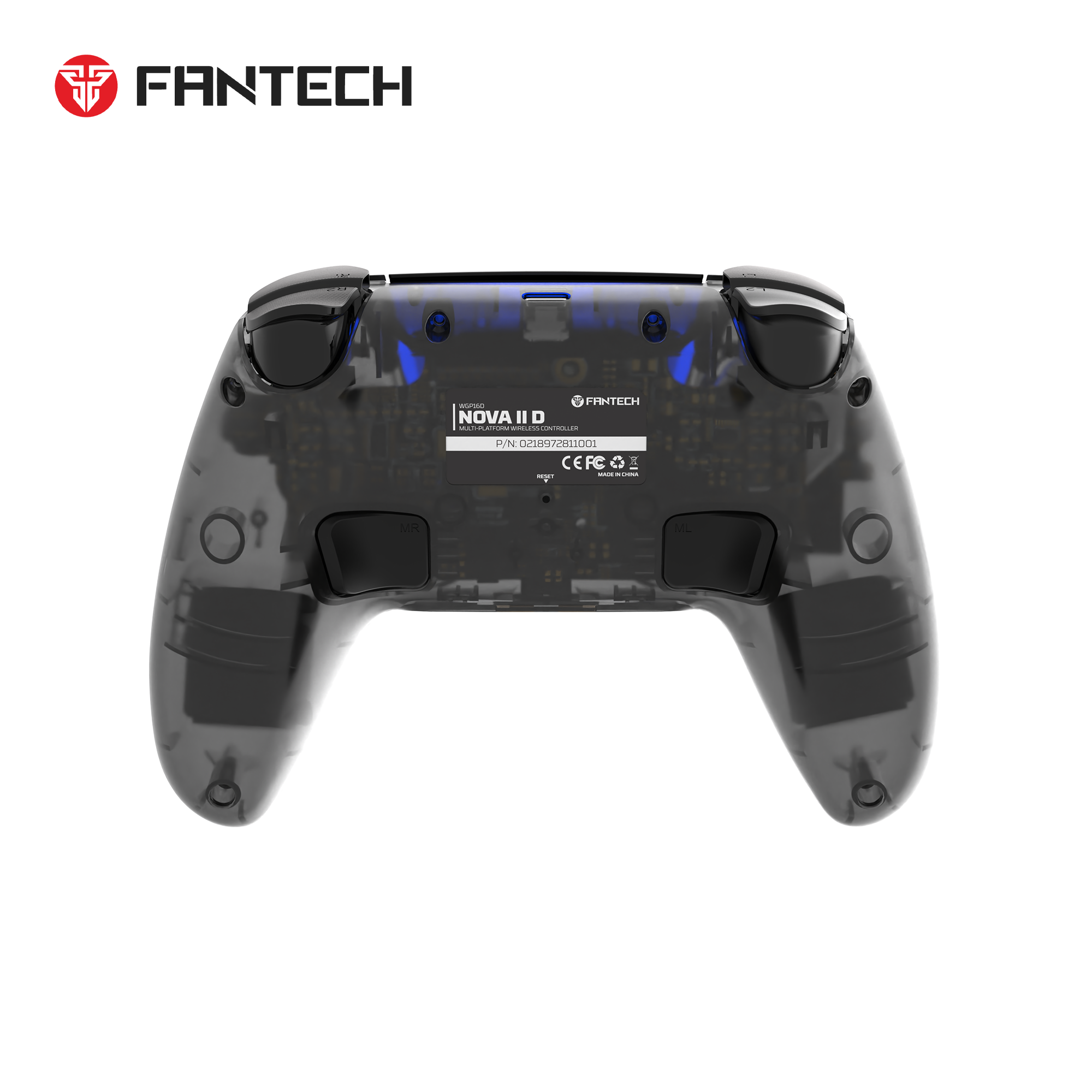 FANTECH WGP16D NOVA II D Wireless Controller Gamepad for PS5 PC Android iOS Switch 2.4GHz/ Bluetooth Hall Effect Trigger