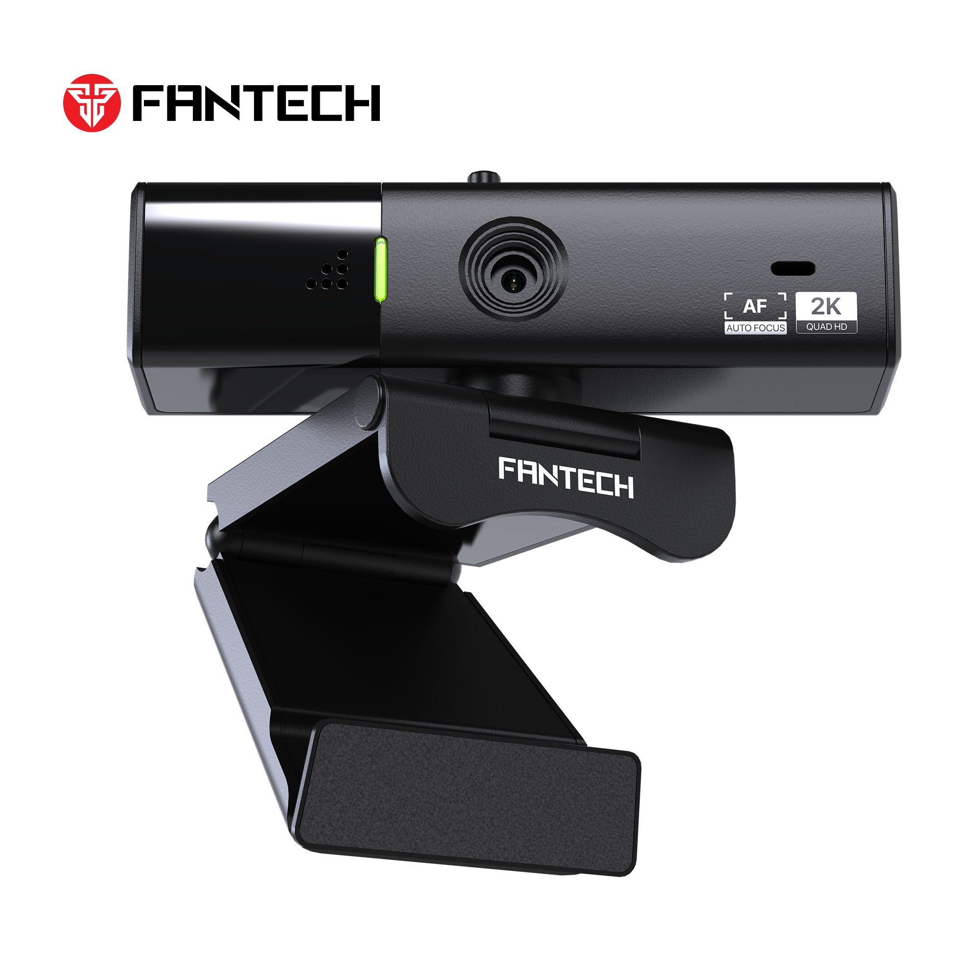 Fantech Luminous C50 C-50 Webcam 2k Quad HD 60FPS 1080p Auto Focus with Privacy Shutter - C50 Black