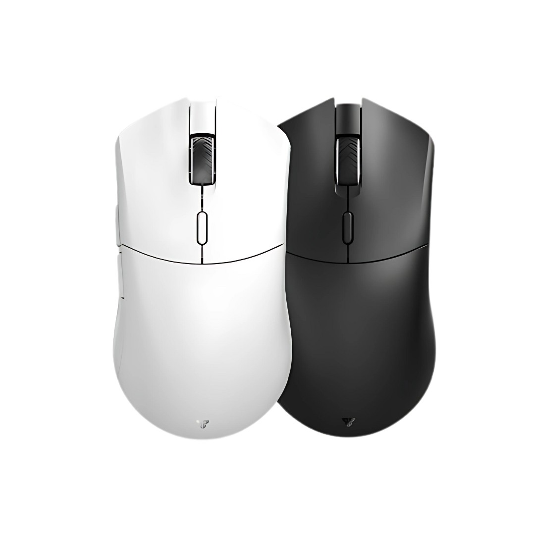 Fantech Blake WGC5 wireless gaming mouse, black and white.