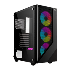 Fantech AERO CG77 Tempered Glass Casing Komputer PC Gaming Case TemperGlass Casing Komputer PC Gaming Case Temper