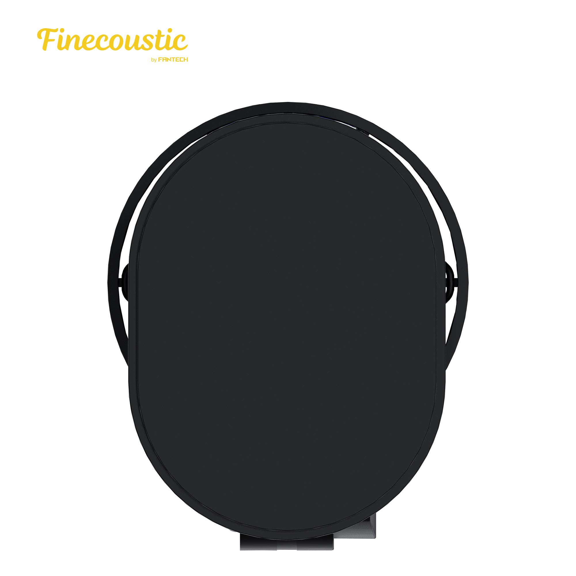 Front view of pop filter for Fantech UFM1 Finecoustic SONARA condenser microphone designed to reduce plosive sounds and improve vocal recording clarity.